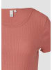 QS T-Shirt kurzarm in Orange