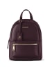 Lazarotti Bologna Leather City Rucksack Leder 27 cm in burgundy