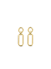 Ti Sento Milano Ohrhänger The Rectangular Link in gold
