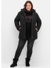 sheego Parka in schwarz