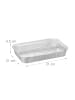 relaxdays 50 x Aluschalen in Silber - (B)31 x (H)4,5 x (T)21 cm