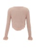 Swirly Damen Strickpullover in Taupe