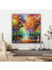 MuchoWow Leinwand bilder Bunter Wald (BxH)