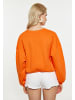 IZIA Damen Sweatshirt in Orange