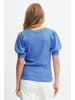 Fransa 3/4 Arm-Pullover in blau