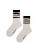 Hudson Socken Line gemustert in White