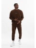 Tom Barron Freizeitanzug MENS OVERSIZE SPORT TRACKSUIT PANT AND SWEATSHIRT in BROWN