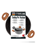 Stoneline Kochtopf 20 cm | mit Deckel in Braun (Griff)