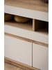 Furn.Design TV-Lowboard Kaschmir Sand und Eiche Artisan 202 cm, TV Unterteil mit Schubkästen
