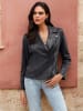 Heine Lederimitatjacke in graphit