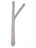 Andrew James Krawatte in silber - 0001