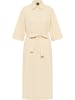 DreiMaster Klassik Damen Hemdkleid in Hellbeige