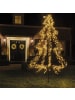 MARELIDA LED Weihnachtsbaum Lichterbaum für Außen aufklappbar H: 3m