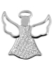 Adeliás Damen Anhänger Engel aus 925 Silber mit Zirkonia in silber