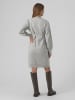 mama licious Strickkleid in Light Grey Melange