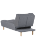 Beliani Sofaelement ALSTEN in Grau/Braun - (W) 75 x (H) 41 x (L) 161 cm