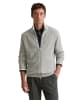 Marc O'Polo Strick-Trainingsjacke in grey melange