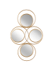 Beliani Dekospiegel LESCAR in Gold - (W) 50 x (H) 80 x (L) 2 cm Vertikal