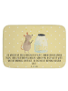 Mr. & Mrs. Panda Duschvorleger Maus Sterne mit Spruch in Gelb Pastell