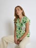 DESIRES Bluse in Sap Green Print