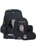 BECKMANN Active Air FLX Schulrucksack Set 6-tlg. Pixel in schwarz
