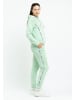 Tom Barron Freizeitanzug Tom Barron Line Pattern Sweatshirt Hoddie And Pant Set in mint