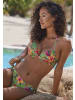 LASCANA Push-Up-Bikini-Top in salbei-pink bedruckt