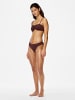 Pieces Bikinihose in Deep Mahogany