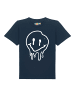 wat? Apparel T-Shirt Smiley in Dunkelblau