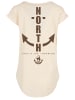 F4NT4STIC Long Cut T-Shirt North Anker Knut & Jan Hamburg in Whitesand