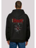 F4NT4STIC Ultra Heavy Hoodie Slipknot Metal Band in schwarz