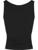 Urban Classics Urban Classics Ladies Organic Basic Rib Top 2-Pack in whitesand+black