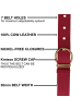 Kmisso Gürtel in Rot