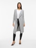Vila Strickjacke in Light Grey Melange