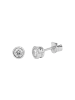 Tom Tailor Ohrstecker Silber 925, rhodiniert in silber