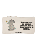 Mr. & Mrs. Panda Schminktasche Elefant Biene mit Spruch in Weiß