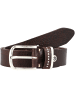 b.belt Fashion Basics Cleo Gürtel Leder in dunkelbraun