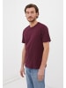 Finn Flare T-Shirt Basic in dark red