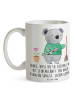 Mr. & Mrs. Panda Keramiktasse Lieber Gärtner mit Spruch in Weiß