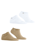 Burlington Sneaker-Socken Doppelpack in Sesame