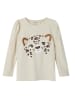 name it Mädchen Longsleeve mit Print in Peyote Melange