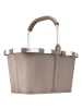 Reisenthel Carrybag - Einkaufskorb (cord dark matcha) in herringbone mokka