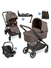 ABC-Design 4in1 Kinderwagen-Set City Life in brown