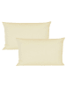 JACK 2er Set Outdoor Kissenhülle 30x50cm Uni in Beige