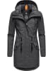 ragwear Wintermantel Elsie Melange in Black