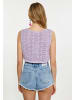 myMo Damen Crop-Top in Lavendel