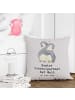 Mr. & Mrs. Panda Kissen Pinguin Bester Kuschelpartner der Welt m... in Grau Pastell