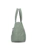 Zwei Cleo Shopper Tasche 42 cm in eucalyptus new