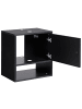 Beliani Waschbeckenunterschrank LIMERIA in Schwarz - (W) 45 x (H) 47 x (L) 30 cm