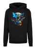 F4NT4STIC Basic Hoodie Schmetterling Skull HOODIE in schwarz